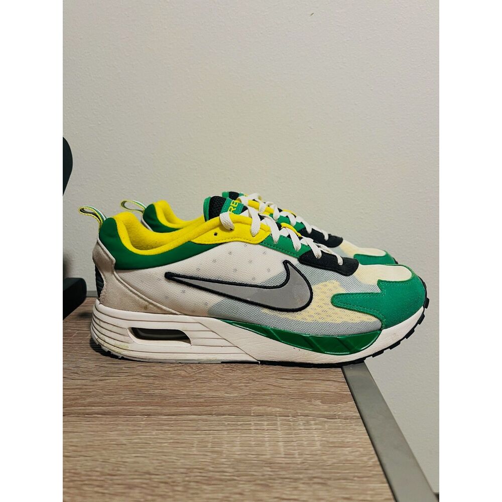 Nike Air Peg 2K5 Oregon Ducks Mens Size 10 White Green Yellow Sneakers